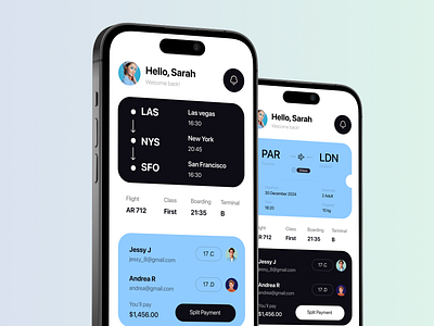 Flight Booking App! ✈️📱 e tickets flight booking flight booking ui flight tracker minimal ui mobile app modern ui ticket booking travel app ui