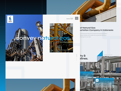 Concept Website for Transgasindo - 2021 design portfolio ui ux web design