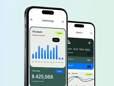 Finance App! 📲💰 card manager credit card manager digital wallet finance fintech loan management mobile app mobile ui personal finance ui wallet