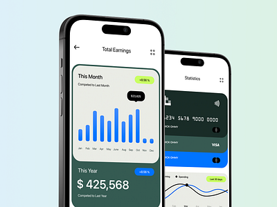 Finance App! 📲💰 card manager credit card manager digital wallet finance fintech loan management mobile app mobile ui personal finance ui wallet