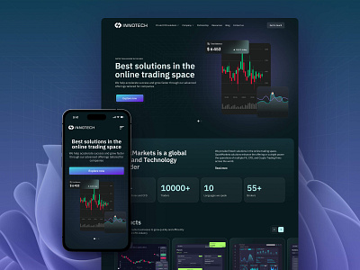 Trading B2B Website crypto design forex trading ui ux uxui web webdesign