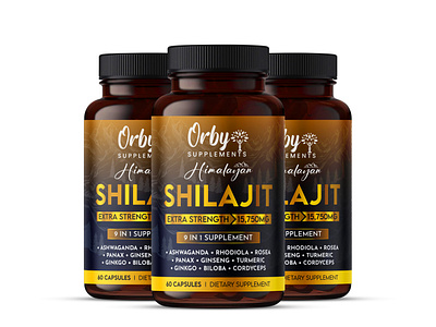 shilajit dietary supplement label design gummy bottle mockup pills bottle mockup supplement bottle mockup