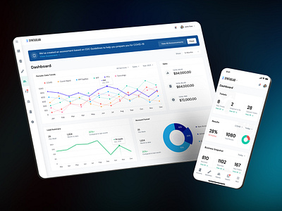 HealthTech B2B SaaS - Dashboard Redesign dashboard health mobile responsive product design redesign tech ui design ux design