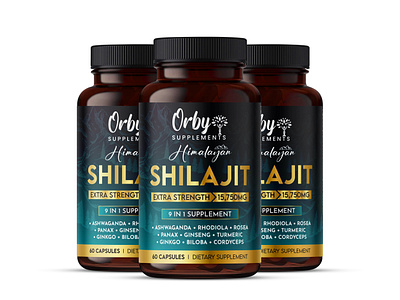 shilajit dietary supplement label design design dietary supplement graphic graphic design label label design logo design natural logo nutrition logo product product label product label design shilajit shilajit capsule shilajit jar shilajit resin supplement supplement label supplement label design supplement logo design