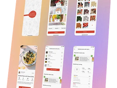 Cooksy | Recipe App design ui ux