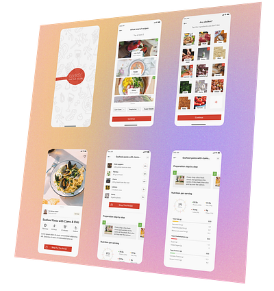 Cooksy | Recipe App design ui ux