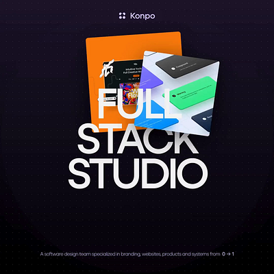 Konpo | Full Stack Design Studio animation full stack design studio jitter motion