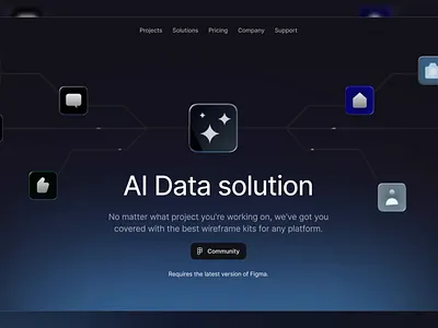 AI-powered data website header animation 3d animation cinema4d graphic design motion graphics spline3d ui