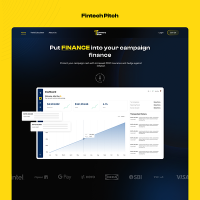 Fintech Landing Page