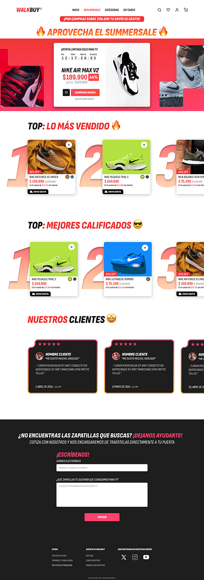 Shoes E-commerce app design ui ux website