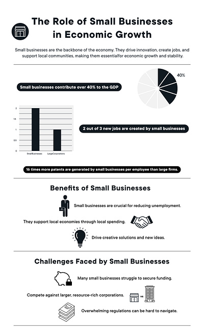 Small Biz Silver lining USA infographic 3d branding graphic design logo