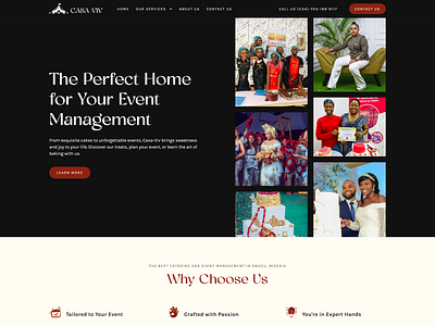 Event Website ui ux website wordpess