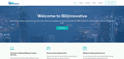 Bill innovative Web Design UI/UX branding graphic design logo ui