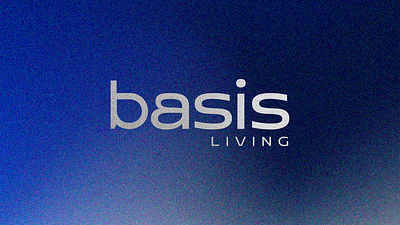 Basis Living branding graphic design logo