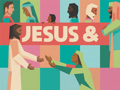 Jesus & Series Design animation church design graphic design illustration jesus new testament series