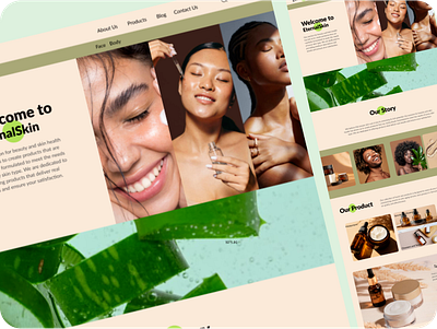 Transform Your Look: High-quality Web Design for Eternalskin branding graphic design ui