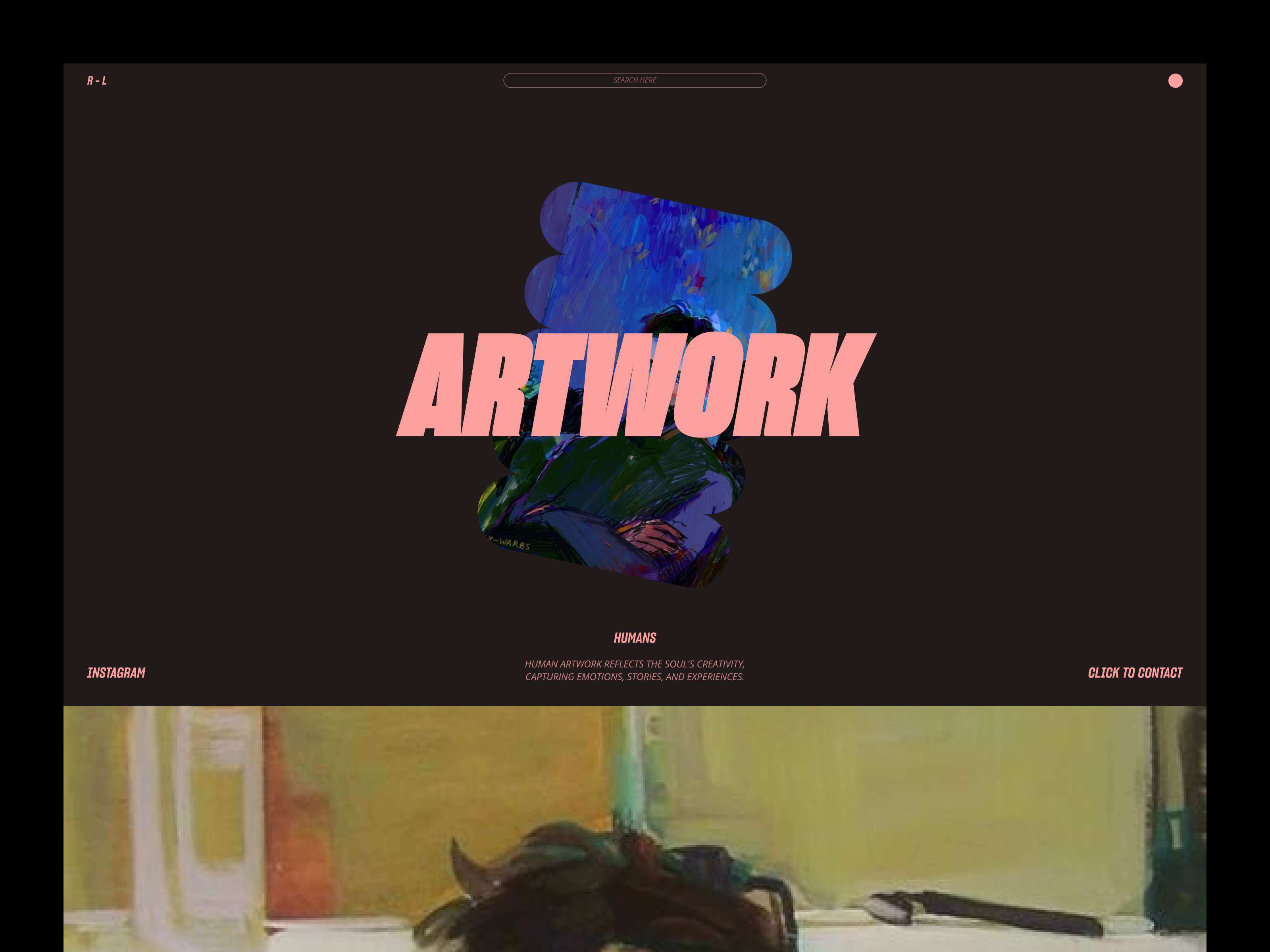 UI/UX For Artwork - Artist Website Dark Mode art exhibition ui art landing page art portfolio design art store ui artist portfolio artist website concept artwork website clean art ui contemporary art ui creative portfolio design creative showcase digital art gallery illustration portfolio minimalist portfolio modern artist ui online art showcase personal art website ui for artists visual art design web design for artists