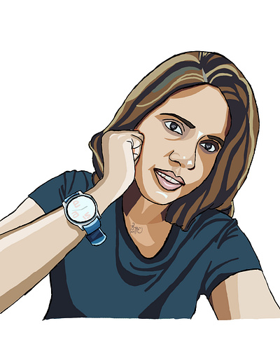 Portrait Illustration #2 design graphic design illustration photoshop ui vector