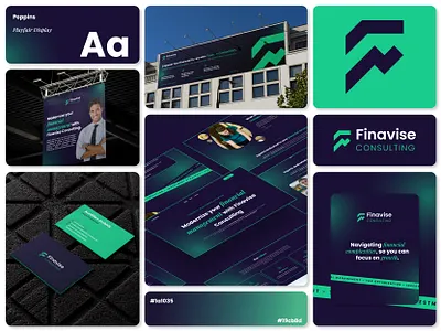 Finavise Consulting brand identity branding consulting financial financial consulting financial design financial management graphic design logo print