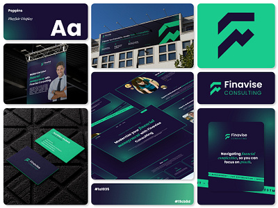 Finavise Consulting brand identity branding consulting financial financial consulting financial design financial management graphic design logo print