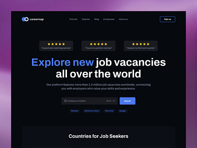 Job Finding Website Design ecommerce figma job finding website design uidesign uxdesign website design