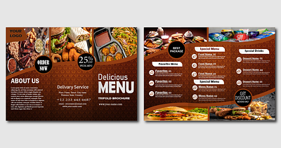 Restaurant Menu Design creative design graphic design menu design resturant design social media post