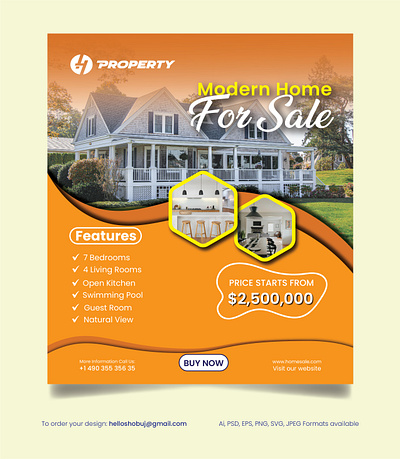 Home Sale Ads banner design/ Real estate banner design realestatelistings