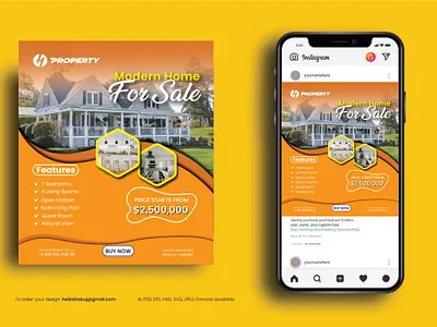 Home Sale Ads banner design/ Real estate banner design realestatelistings