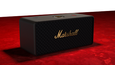 Marshall Speaker 3d 4d animation arnold render art branding c4d cinema cinema 4d design digital art dribbble best shot graphic design illustration logo motion graphics photoshop product design ui ux