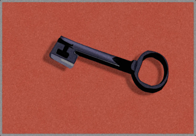 key #2 doodle illustration iron key metal noise shunte88 vector