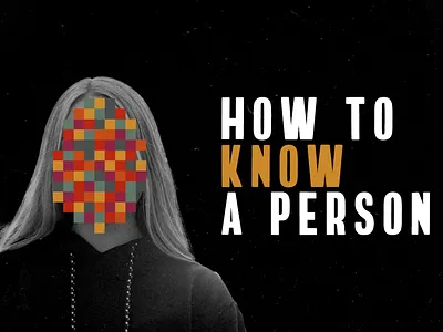 How to Know a Person Sermon Series church message sermon series student ministry youth group