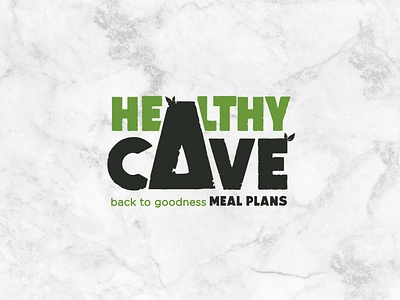 Healthy Cave branding graphic design logo