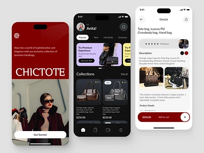 Chictote - Ecommerce Mobile App app design design ecommerce ecommerce app ecommerce app store ecommerce mobile app interface mobile app store mobile ecommerce store mobileapp online shopping online store product design shopping app ui uiux ux