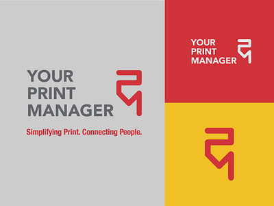 Your Print Manager branding graphic design logo stationary