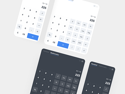 Calculator UI design calculator design ui ux