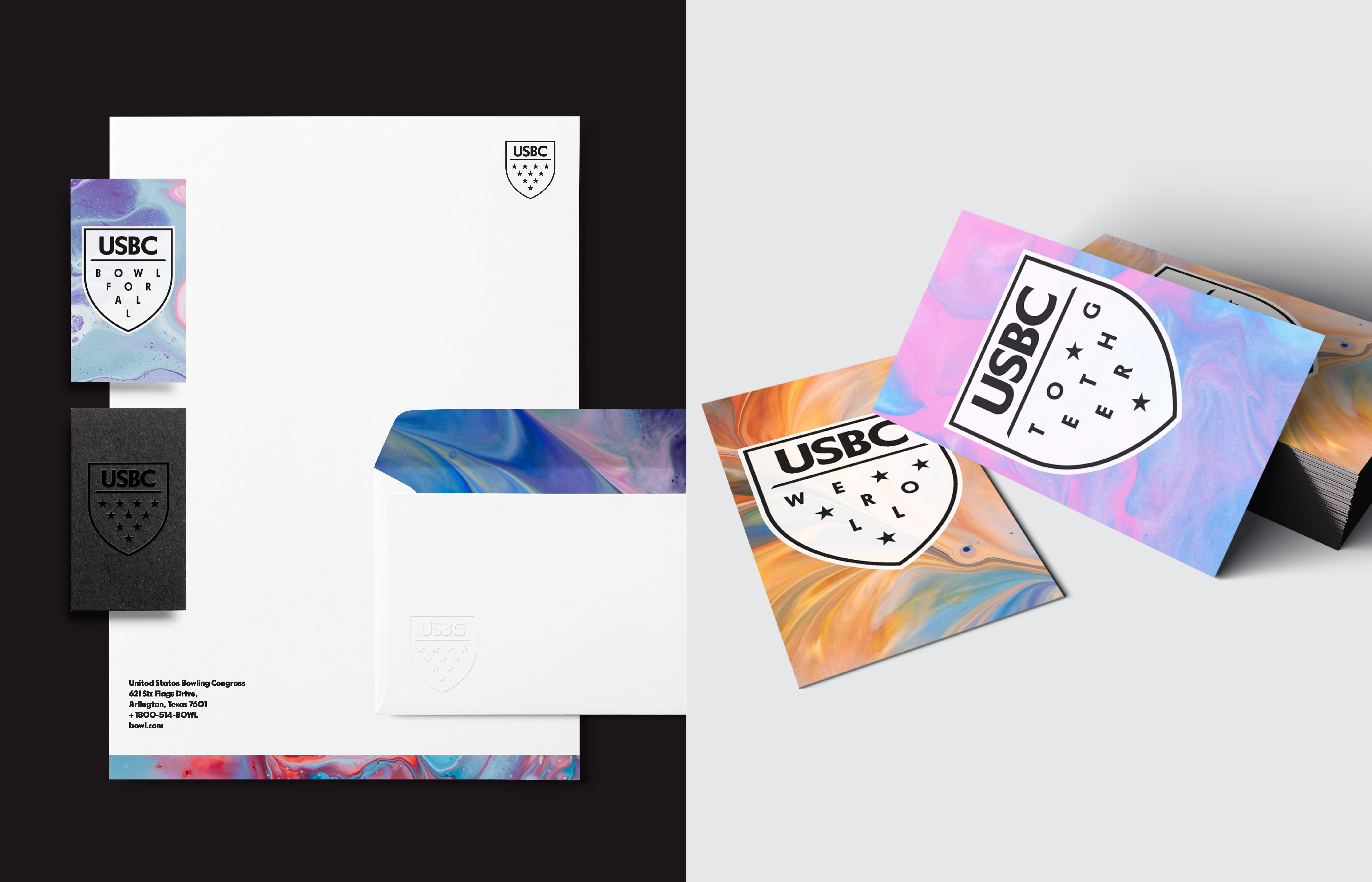 United States Bowling Congress branding graphic design logo logo des