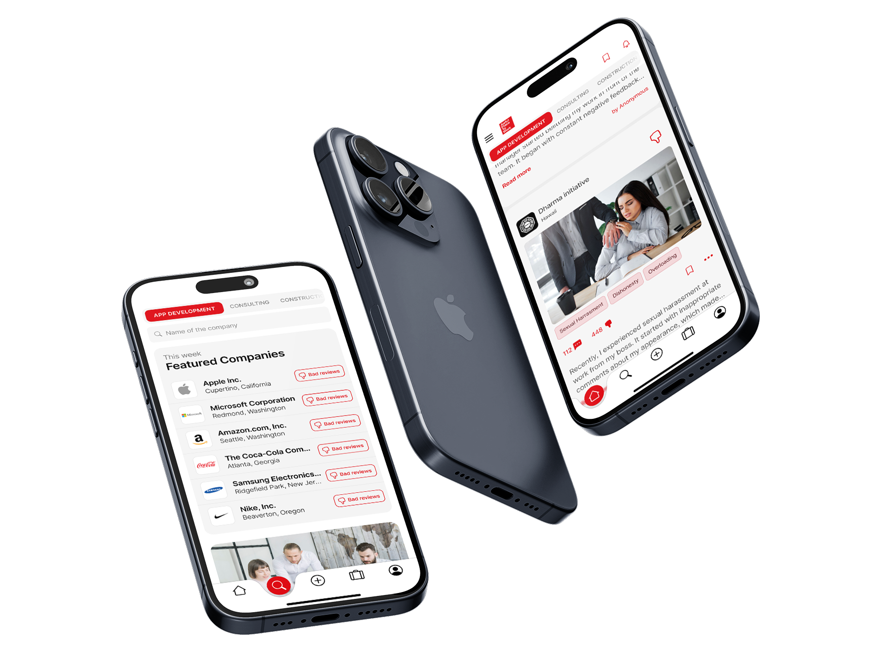 AWFUL Place To work app app design ui ux work