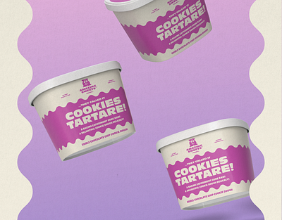 Amazing Sweets, Edible Cookie Dough brand identity graphic design packaging