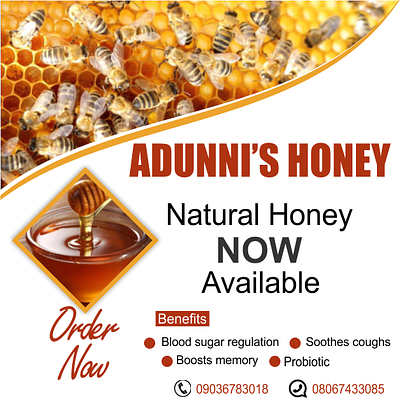 Adunni honey flyer