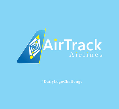 AirTrack Airline Logo | Day 12/50 | #50DaysLogoChallenge adobe design graphic design illustrator logo