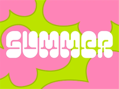 Summer — logo concept — lettering branding design festival flowers font graphic design identic illustration lettering letters logo music print summer