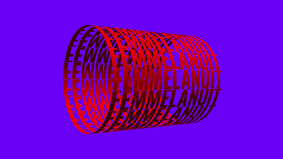 FEMMELANUIT - 3D Type 3d 3d type 3d typography motion graphics