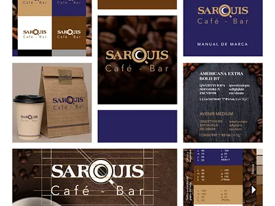 Identidad Visual | Sarquis Café Bar brand branding graphic design identity logo