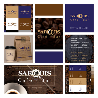 Identidad Visual | Sarquis Café Bar brand branding graphic design identity logo