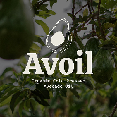 AVOIL Organic Cold Pressed Avocado Oil 🥑 branding design graphic design illustration logo packaging typography