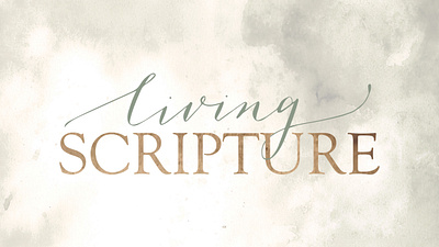 2018 CCEF National Conference - Living Scripture branding graphic design