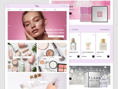 E-Commerce Skincare & Makeup Online Store Concept design ui ux