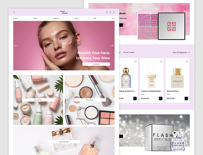 E-Commerce Skincare & Makeup Online Store Concept design ui ux