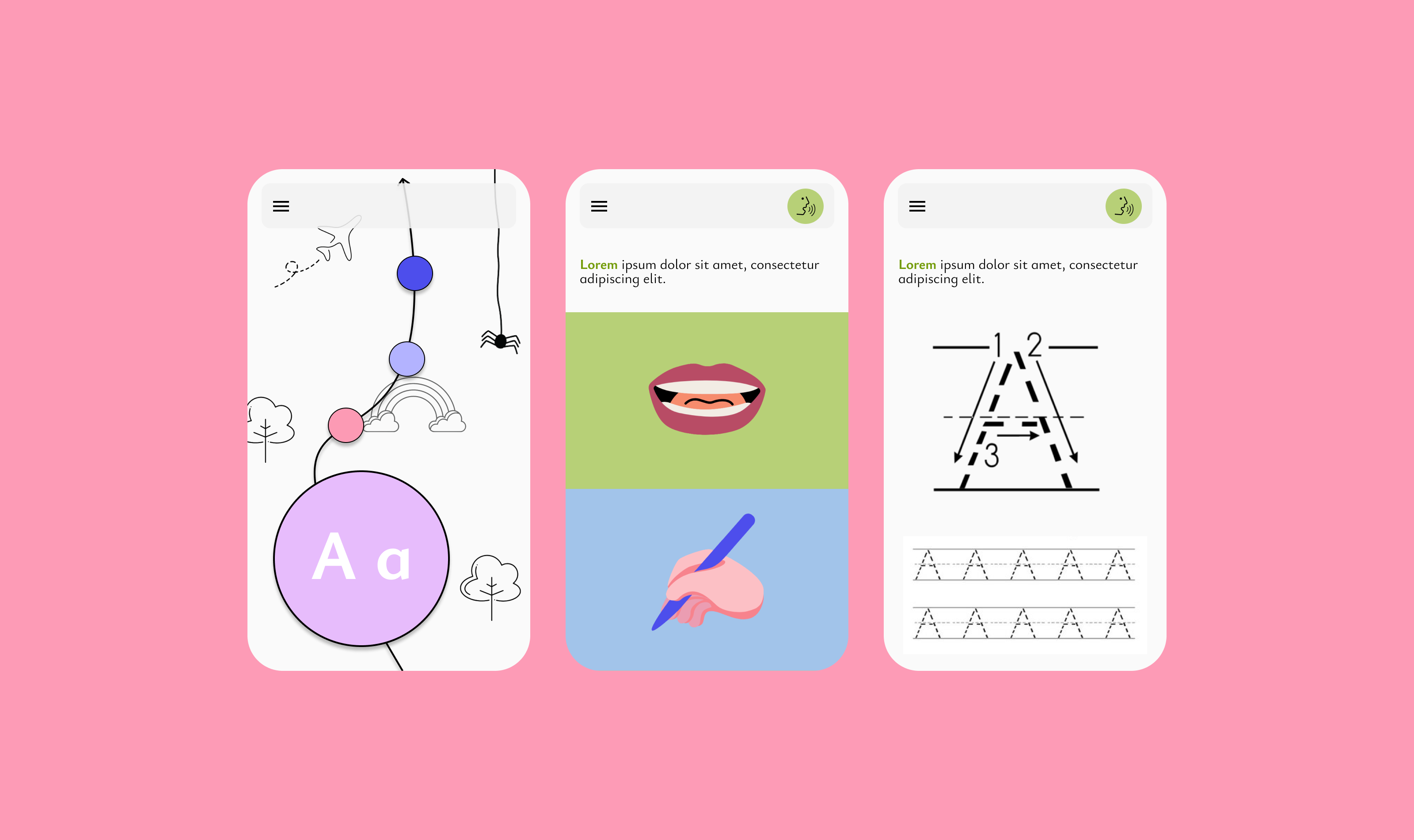 Read and Write App education mobile app for learning mobile learning preeschool read app schools write app