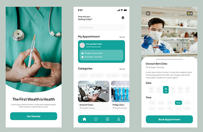 Medical App Design adobe xd app design figma healthcare app medical app mobile app uiux ux design webdesign